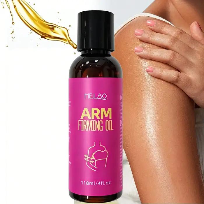 Huile raffermissante pour les bras MELAO, huile de massage pour resserrer et hydrater la peau des bras, huile nourrissante pour le corps pour l'élasticité et la fermeté de la peau