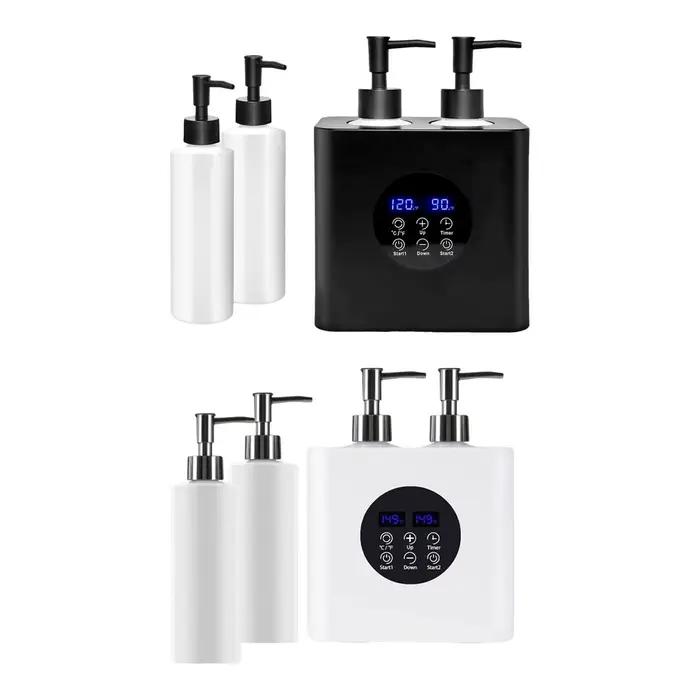 Chauffe-huile de massage double bouteille