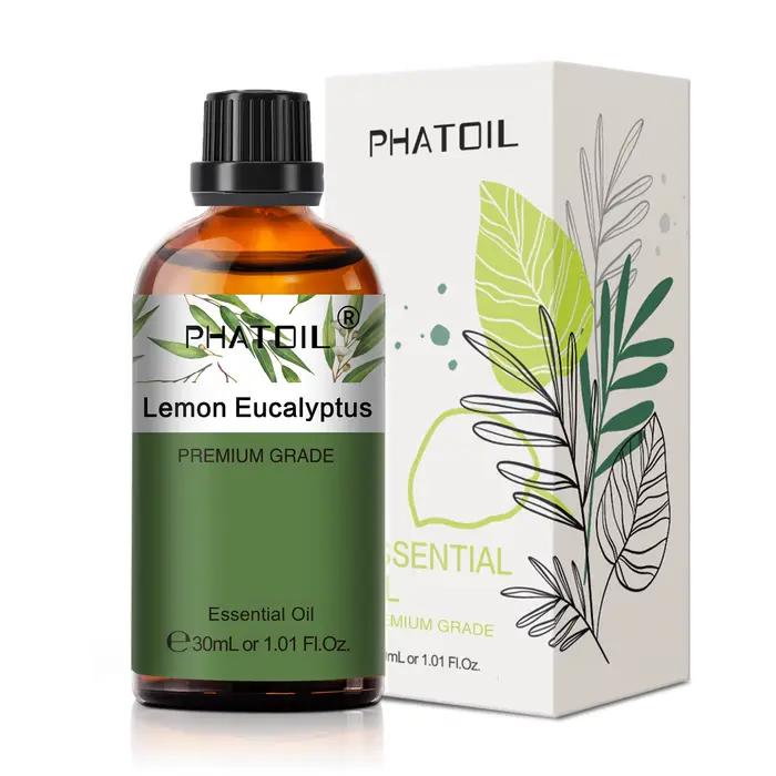 PHATOIL 30ml Huile Essentielle Premium Citronnelle Lavande Vanille Citron Eucalyptus Pour Diffuseur & Fabrication de Bougies