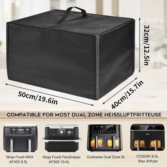 Housse de protection pour friteuse à Air, résistante à la chaleur, étanche à la poussière, pour Ninja AF400EU/AF500EU, housse anti-poussière en Nylon, outils de cuisine
