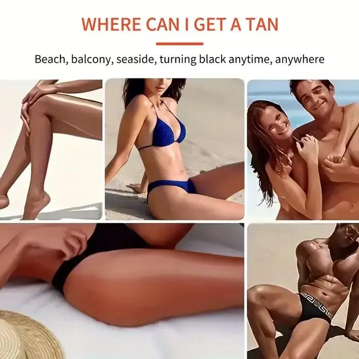 Gel bronzant à la carotte