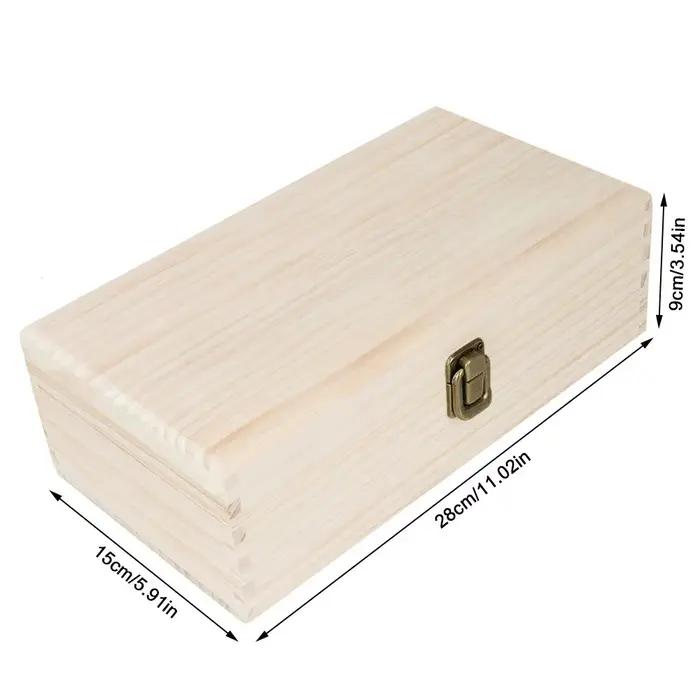 Boîte de rangement en bois pour huiles essentielles, 32 compartiments, capacité de 36 bouteilles, organisateur de bouteilles d'aromathérapie et de parfums