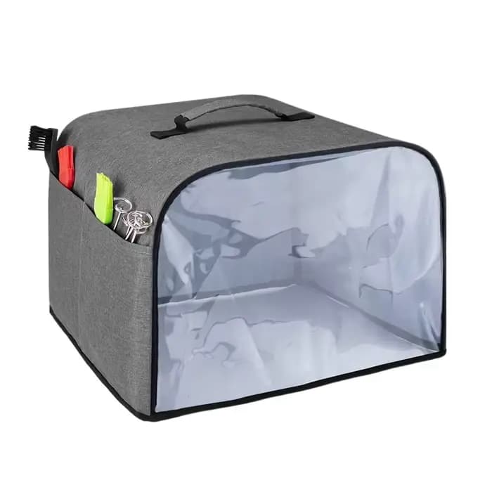 Housse de protection pour friteuse à air Ninja Foodi Grill, capot anti-poussière durable pour cuisine avec poches de rangement, housse anti-poussière imperméable pour grille-pain domestique
