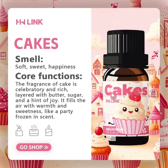 Huiles essentielles pour gâteaux 10 ml, fabrication de bougies, aromathérapie, humidificateurs, cadeaux, désodorisant pour voiture