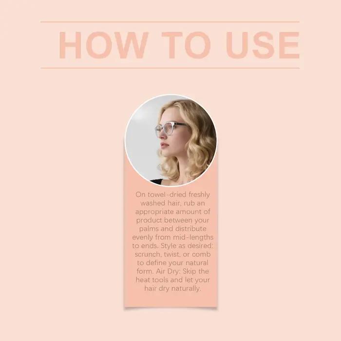 Crème de soin adoucissante pour cheveux