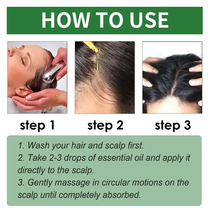 Huiles essentielles de romarin pour la croissance des cheveux