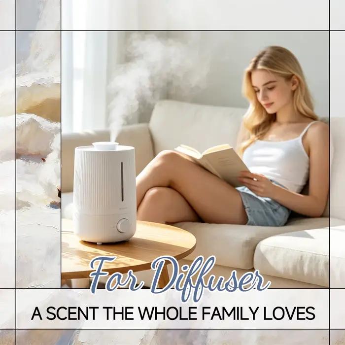 L'huile essentielle parfumée Cotton Soft a un arôme rafraîchissant et convient aux diffuseurs d'aromathérapie, aux humidificateurs et aux projets de bricolage.