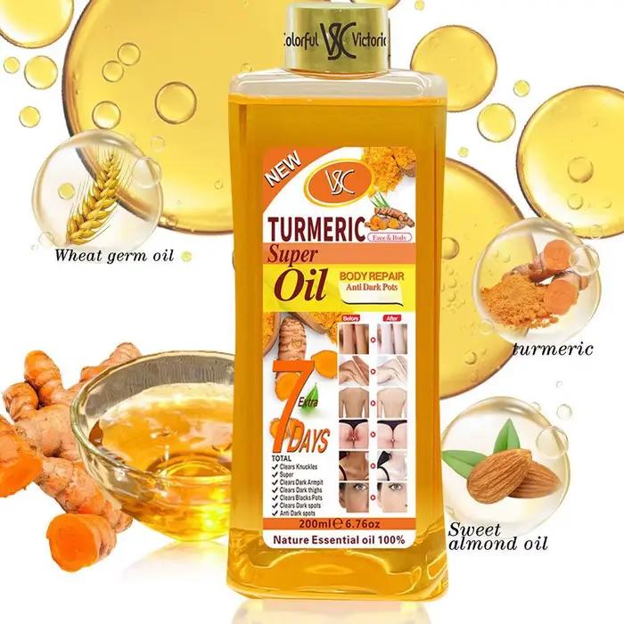 Huile essentielle de curcuma pour le visage et le corps