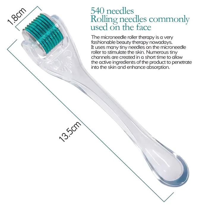 Rouleau Derma Micro Professionnel pour le Visage – Outil de Beauté Innovant pour une Peau et des Cheveux Améliorés