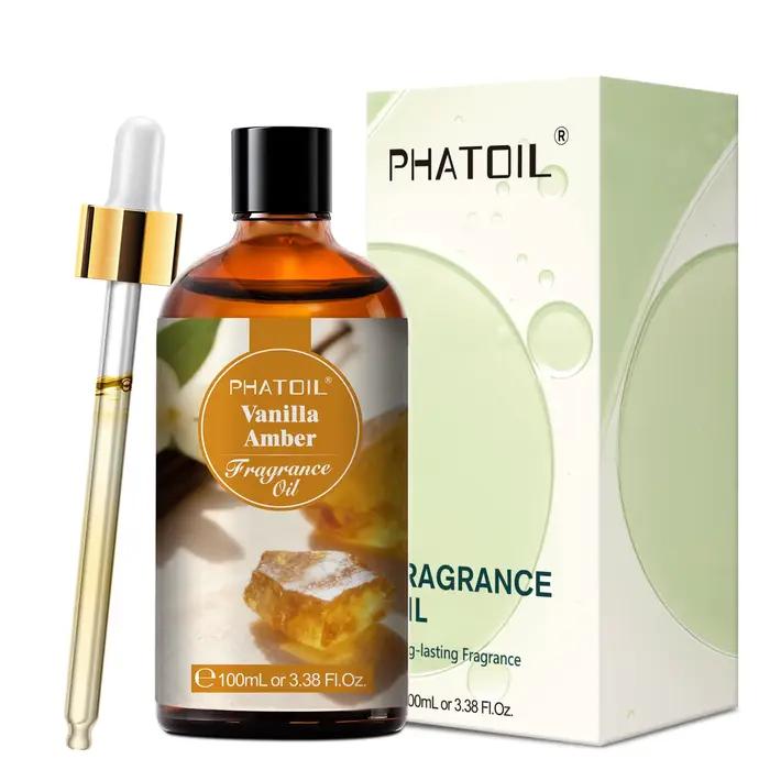 PHATOIL 100ml Huile parfumée Oud Warmth pour diffuseur d'aromathérapie