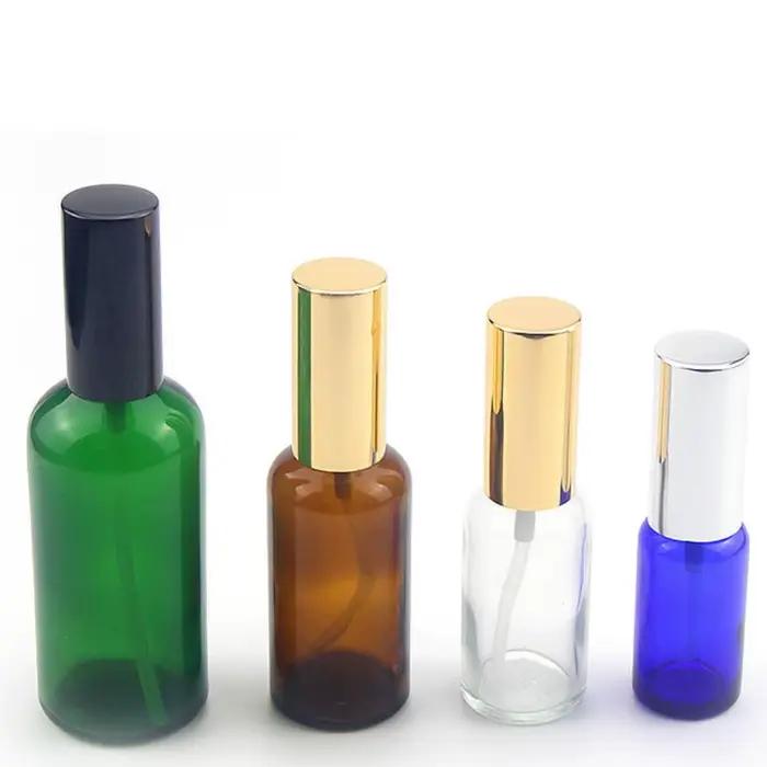 Flacon pulvérisateur d'huile essentielle vert avec brumisateur fin / Pompe à lotion et crème