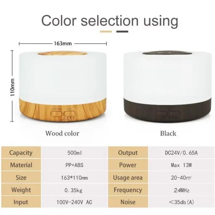 Mini diffuseur d'huile essentielle de 500ml