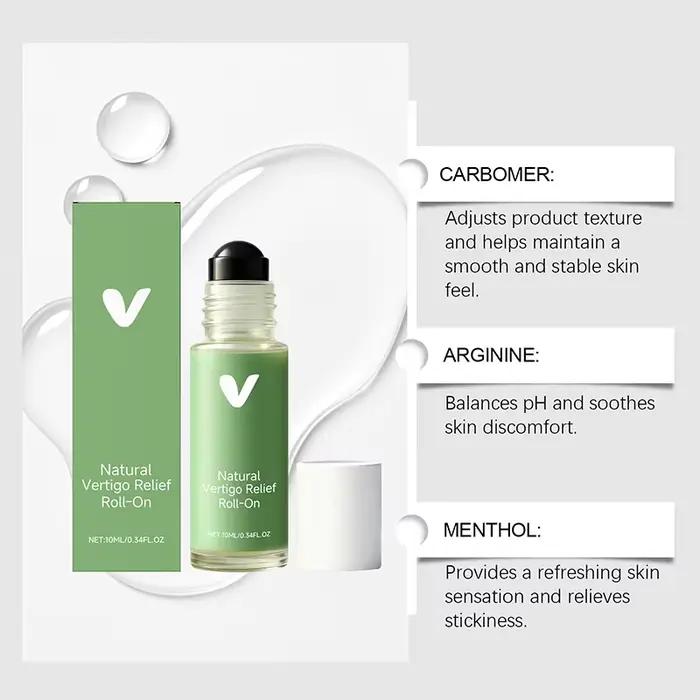 Huile Essentielle Roll-On - Massage Rafraîchissant et Apaisant pour la Zone des Oreilles