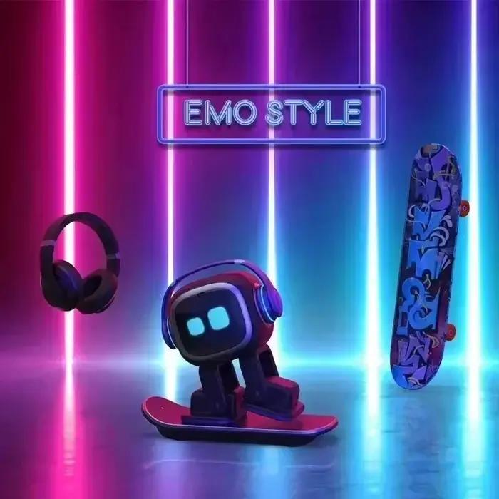 Robot Ollie, robot compagnon intelligent avec perception émotionnelle, robot IA interactif tactile avec retour d'information sur l'humeur pour la maison
