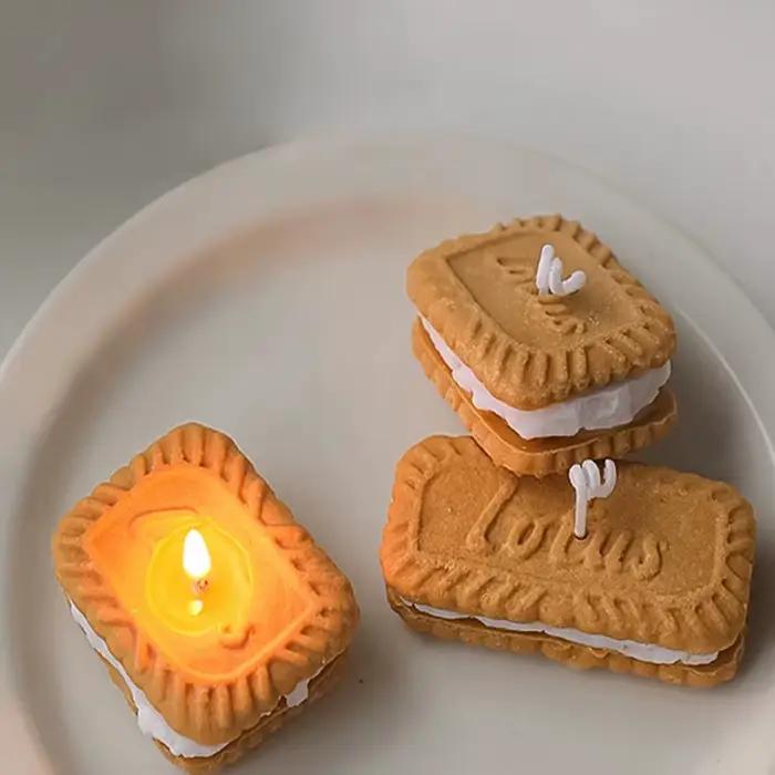 Bougie d'aromathérapie pour biscuits