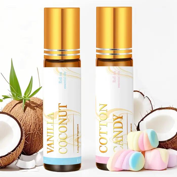 2PC/1PC Huiles Essentielles Naturelles à la Vanille et à la Noix de Coco