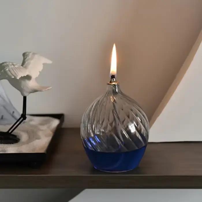 Lampes à huile en verre borosilicate