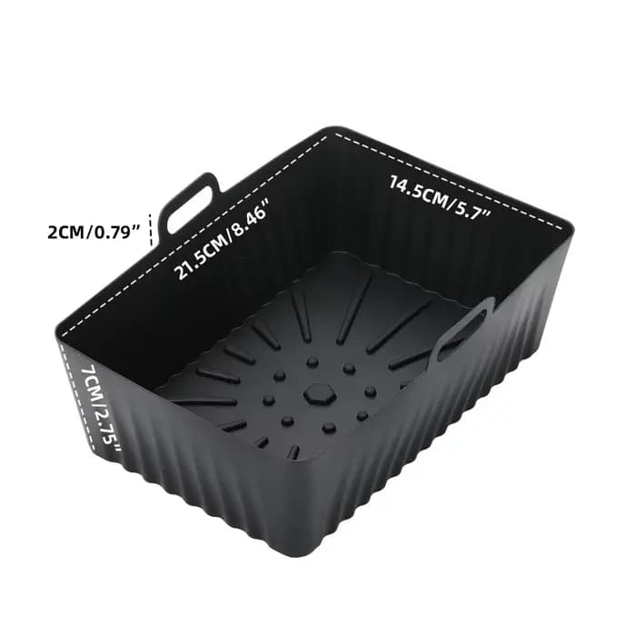 Lot de 2 doublures de panier pour friteuse à air Ninja F400 451, en silicone antiadhésif réutilisable