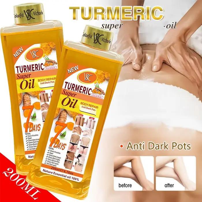 Huile essentielle de curcuma pour le visage et le corps