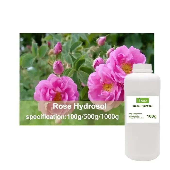 Hydrosol de Rose, blanchiment de la peau, hydrate, éclaircit et apaise les Pores, matière première cosmétique