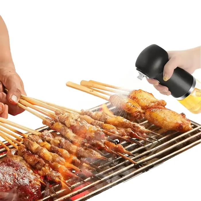 Pulvérisateur d'huile électrique, bouteille distributrice d'huile de cuisine Rechargeable pour huile d'olive, cuisson BBQ, Gadge de pulvérisation d'aliments sain et faible en graisse