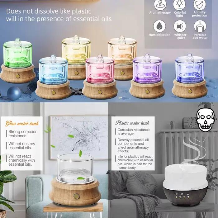 Diffuseur d'huile essentielle en verre