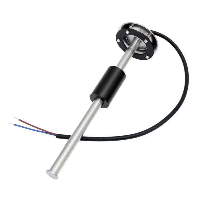 Jauge de niveau de carburant double MAIMEIMI avec alarme lumineuse LED verte numérique 52MM, capteur de niveau de carburant 0-190ohm 100-550MM pour bateau