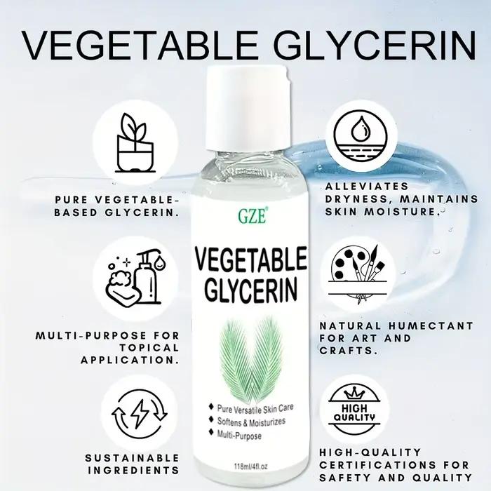 Glycérine végétale, 100 % pure