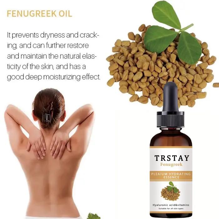 TRSTAY huile essentielle enrichissante de hanche fenogreque 100% pure et naturelle