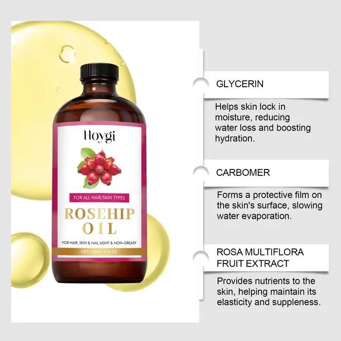 Sérum Traitant Anti-Âge à l'Huile Essentielle de Graines de Rose Musquée Naturelle