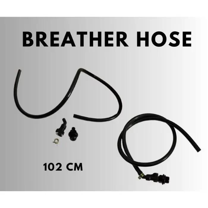 Respirateur de moto avec tuyau |   Radiateur modifié en caoutchouc pour moto, becquet d'huile