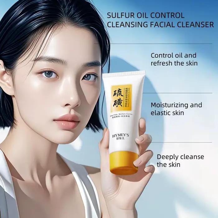 Lait nettoyant au soufre pour le contrôle du sébum