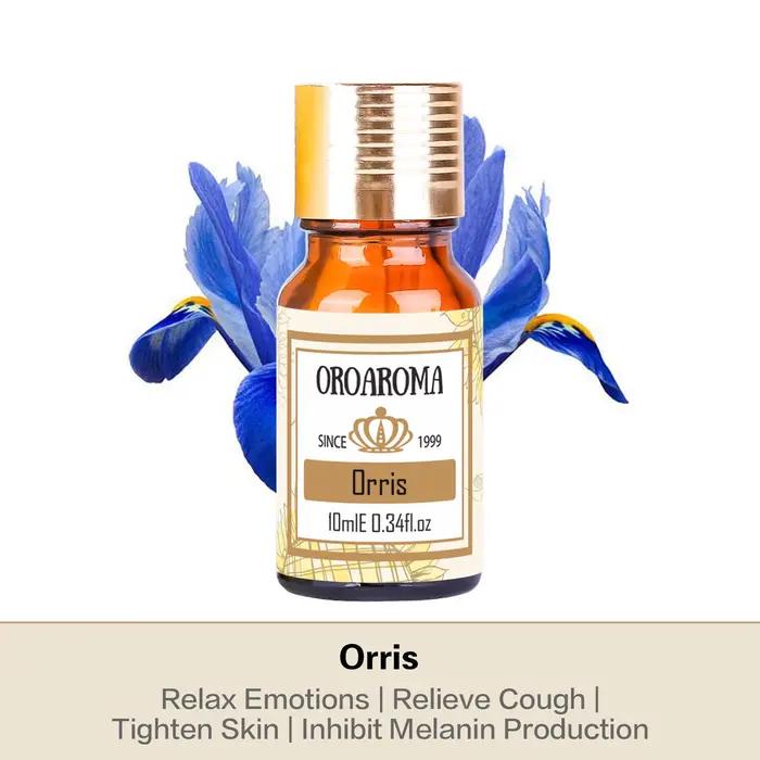 Oraroma Huile essentielle d'Orris naturelle pour l'aromathérapie et les soins du corps – Parfaite pour donner actuelle