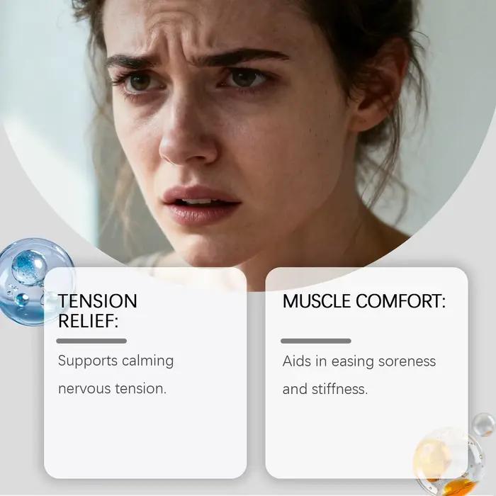 Crème au magnésium hydratation longue durée apaisante rafraîchissante soulagement corporel prévention sécheresse