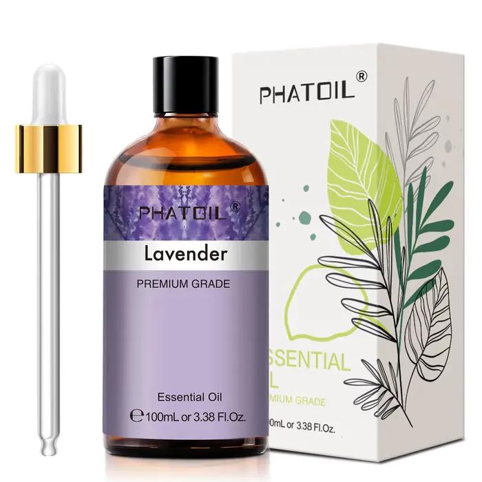 Huile Essentielle Naturelle Pure de Lavande Menthe Poivrée Citron Eucalyptus et Citronnelle pour Aromathérapie Diffuseur Occasions Spéciales Environnement Relaxation Bien-être