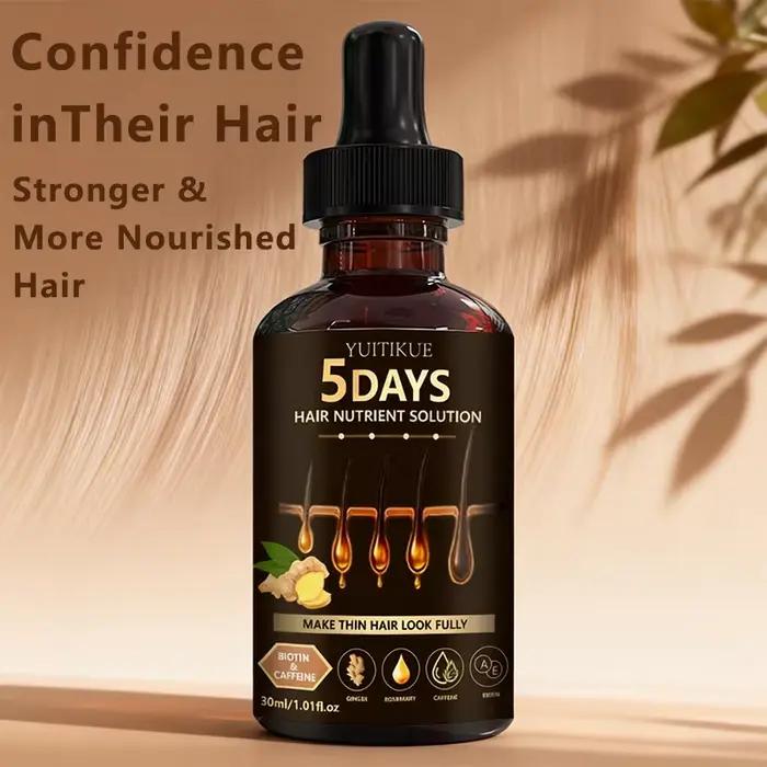 Sérum de croissance des cheveux YUITIKUE 5 jours - Solution nutritive