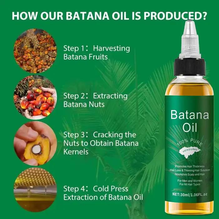 Batana soin des cheveux huile essentielle réparation racine des cheveux hydrater nourrissant renforcer améliorer fendu lisse huile de soin des cheveux