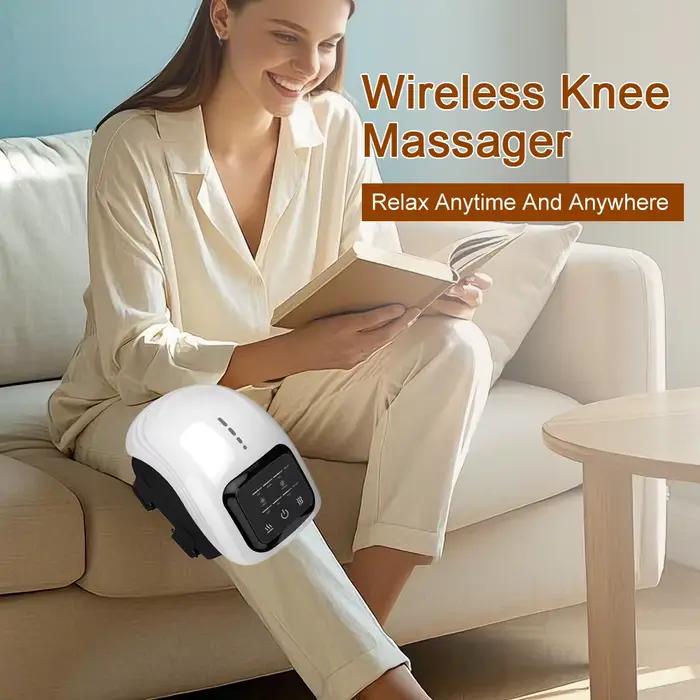 Massage chauffant physiothérapie des articulations du genou compresse chaude