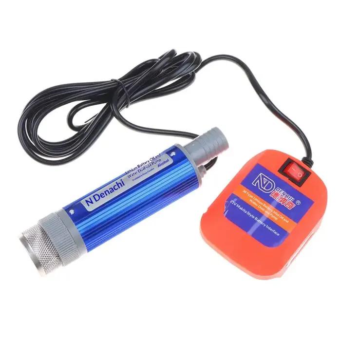 Pompe à huile et à eau, capable de pomper à la fois de l'eau et du carburant, moteur en cuivre pur, pompe à huile avec boîtier en alliage
