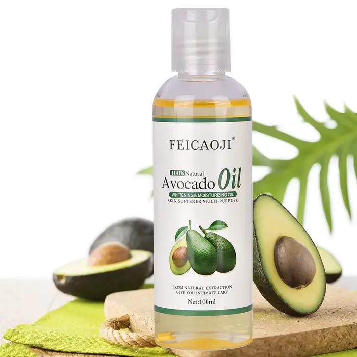 Huile d'avocat biologique naturelle