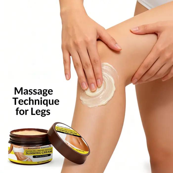 Crème Anti-Cellulite pour Massage Corporel à l'Huile de Rose