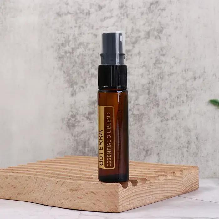 2 pièces 10ml bouteille d'huile essentielle doterra ambre verre épais rouleau