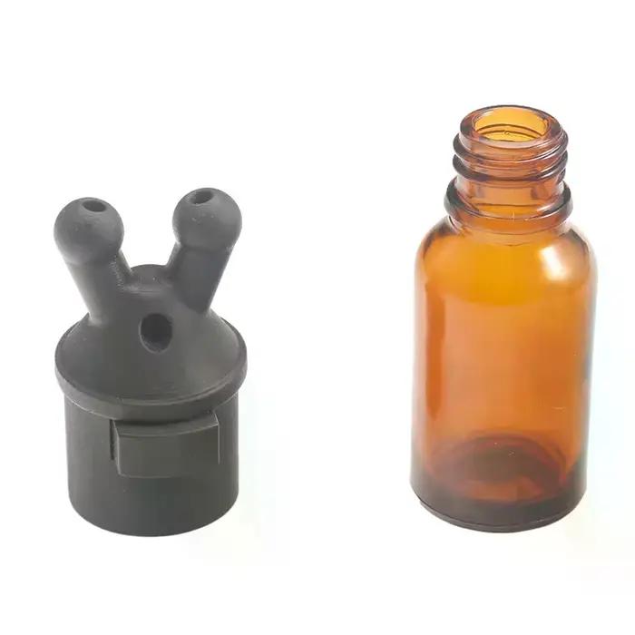 Bouteille d'inhalateur d'huile essentielle et d'arôme étanche de 15ml
