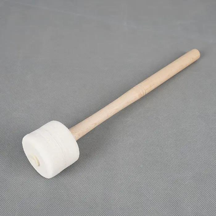 Maillet de tambour, maillet de timbales, bâton de tambour en feutre de laine pour les performances sur scène de batterie