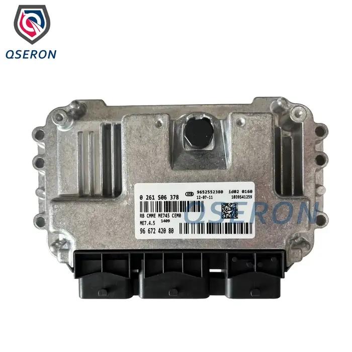 Unité de commande moteur ME7.4.5 0261S06378 9667242080   Ordinateur de module électronique ECU ECM