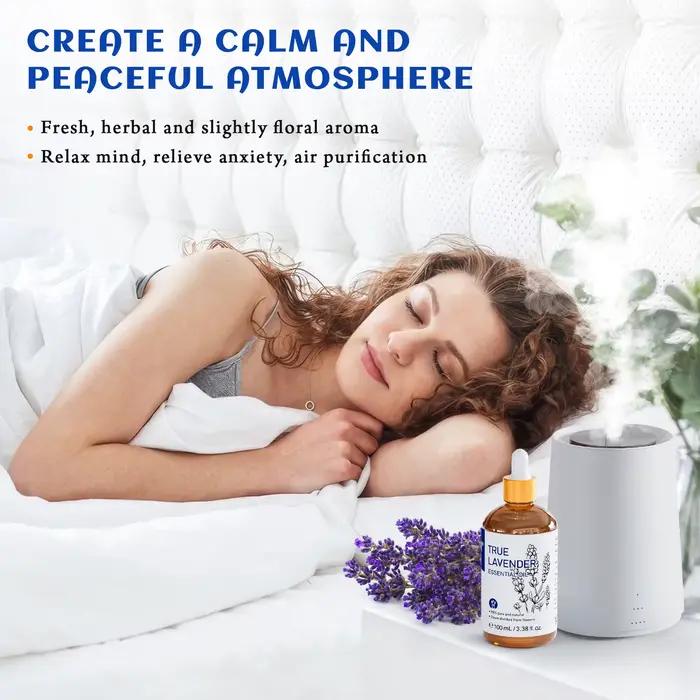 HIQILI 100% huile essentielle de lavande Pure 100ML