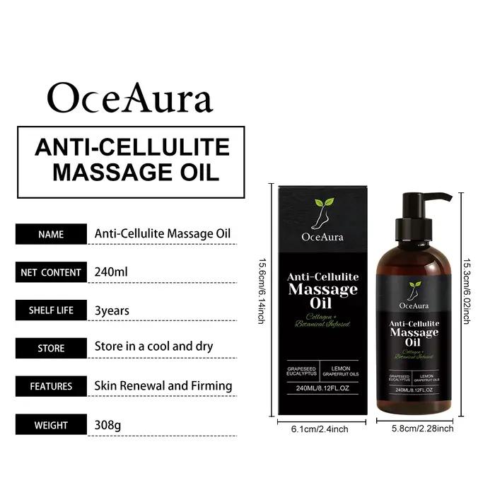 Huile de massage anti-cellulite 240 ml