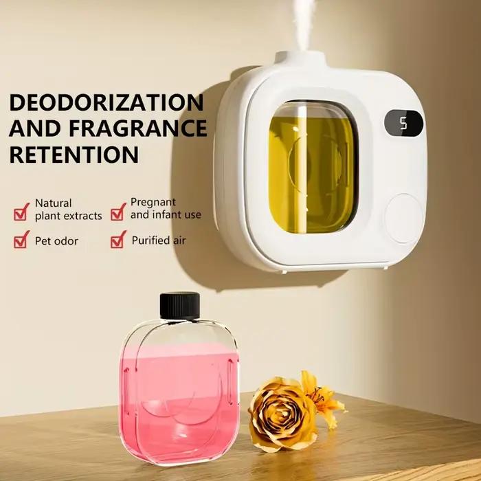 Diffuseur de parfum intelligent : système de pulvérisation automatique pour l'élimination des odeurs de la salle de bain et l'aromathérapie