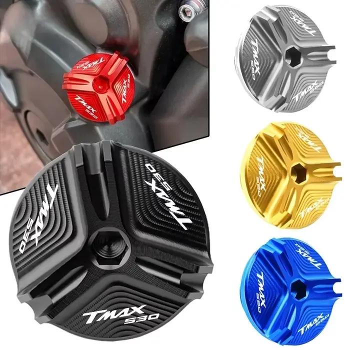 Boulon de bouchon d'huile moteur de moto, bouchon de remplissage de carburant, accessoires pour Yamaha TMAX 530 T-MAX530 SX/DX 2017 2018 2019 TMAX 560 2020-2022