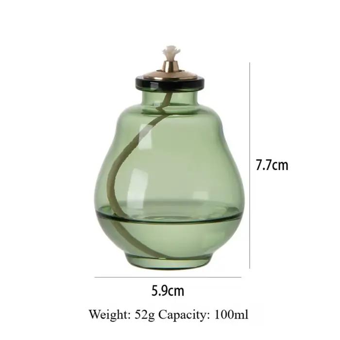 Bougies d'aromathérapie créatives en verre